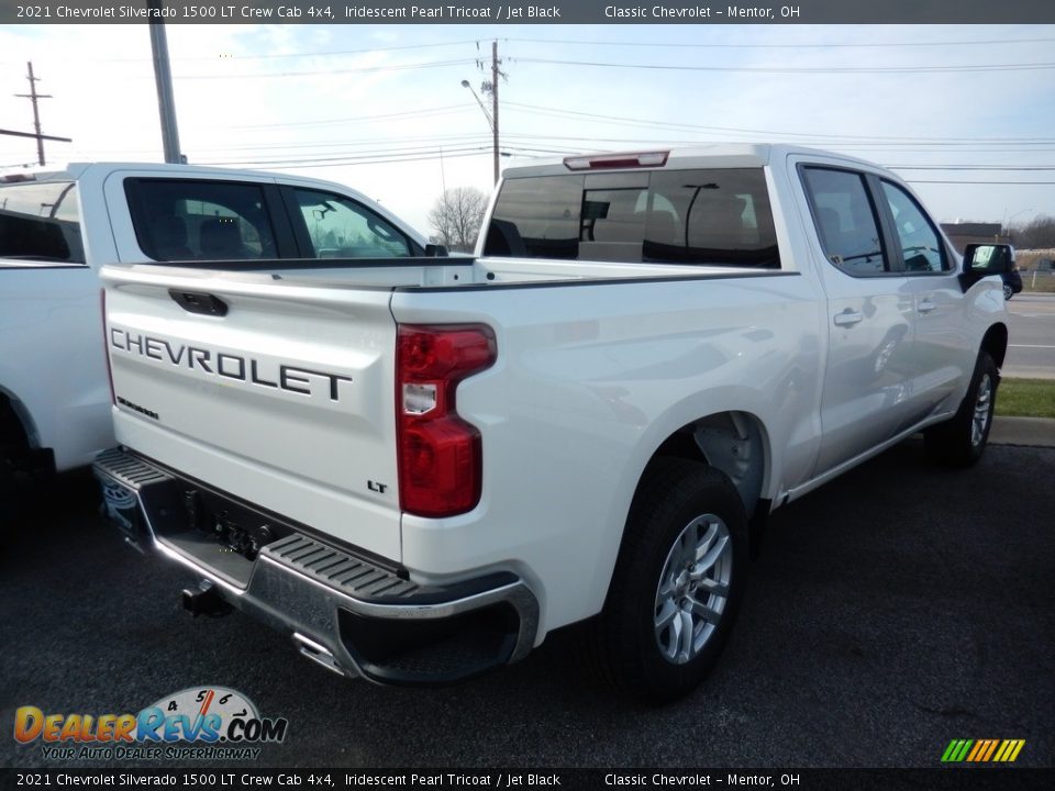 2021 Chevrolet Silverado 1500 LT Crew Cab 4x4 Iridescent Pearl Tricoat / Jet Black Photo #4