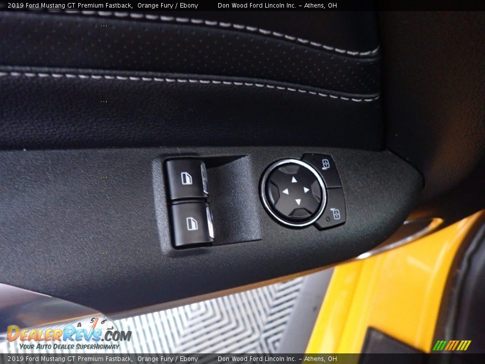 2019 Ford Mustang GT Premium Fastback Orange Fury / Ebony Photo #22