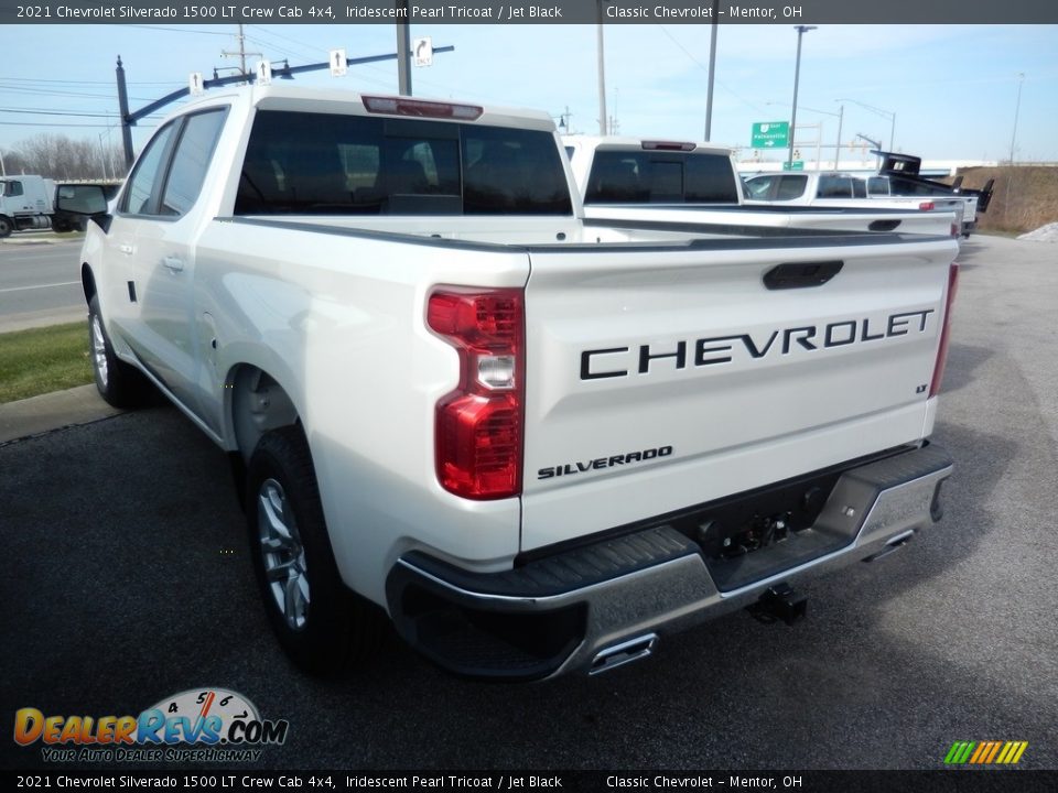 2021 Chevrolet Silverado 1500 LT Crew Cab 4x4 Iridescent Pearl Tricoat / Jet Black Photo #5