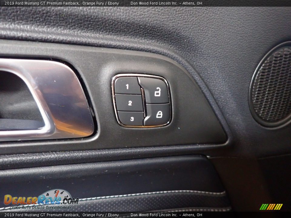 2019 Ford Mustang GT Premium Fastback Orange Fury / Ebony Photo #23