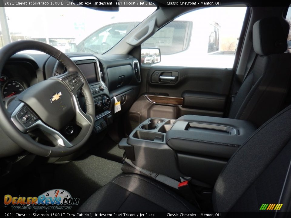 2021 Chevrolet Silverado 1500 LT Crew Cab 4x4 Iridescent Pearl Tricoat / Jet Black Photo #7
