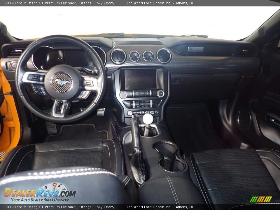 2019 Ford Mustang GT Premium Fastback Orange Fury / Ebony Photo #26