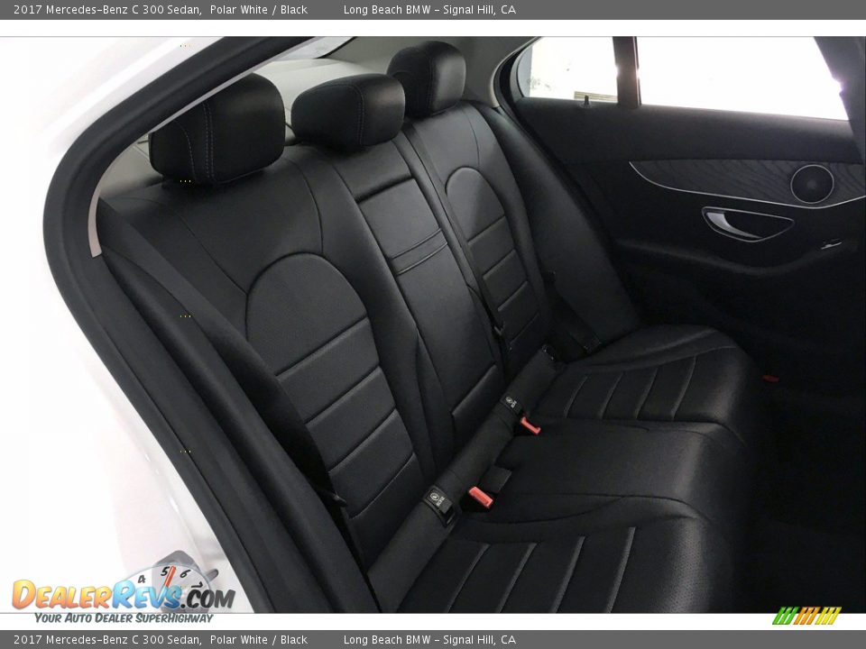 2017 Mercedes-Benz C 300 Sedan Polar White / Black Photo #29