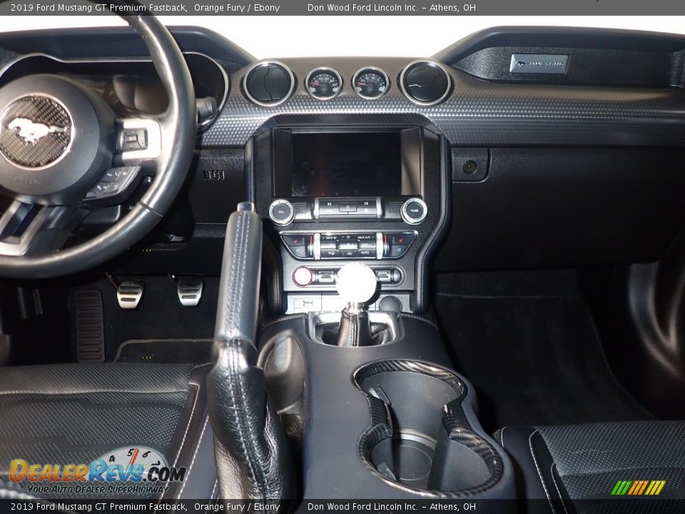 2019 Ford Mustang GT Premium Fastback Orange Fury / Ebony Photo #27