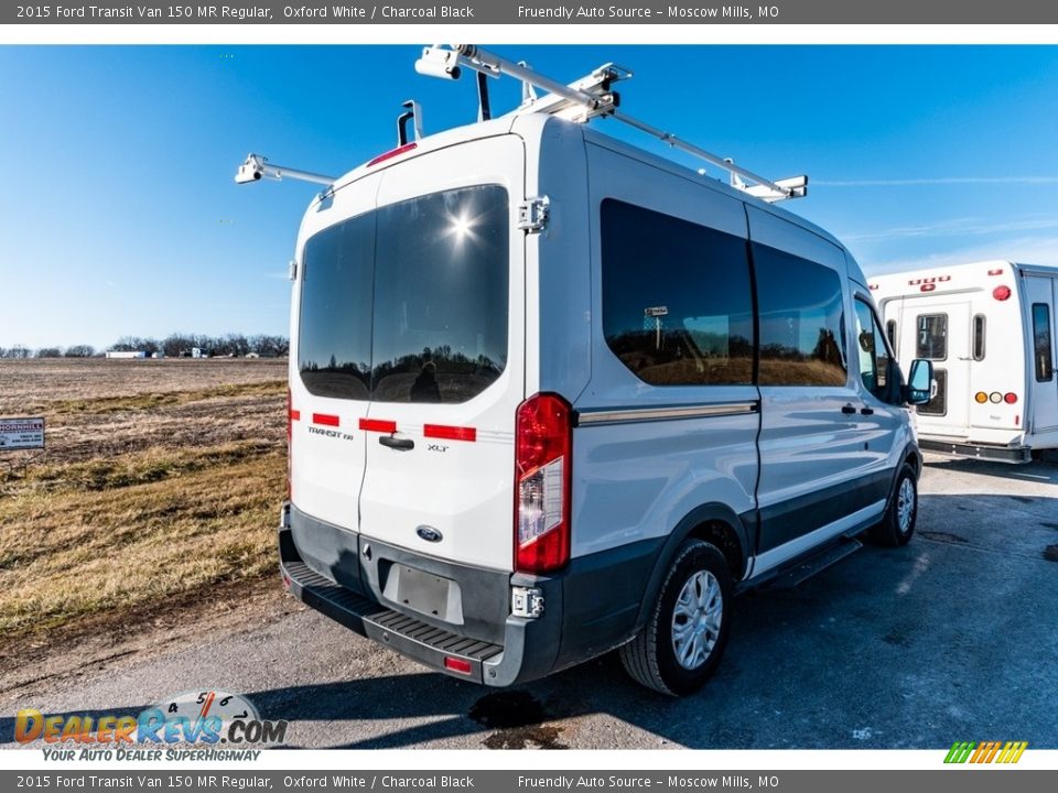 2015 Ford Transit Van 150 MR Regular Oxford White / Charcoal Black Photo #4