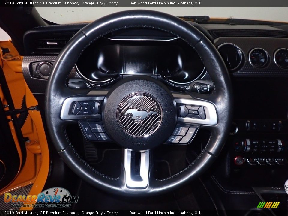 2019 Ford Mustang GT Premium Fastback Orange Fury / Ebony Photo #29