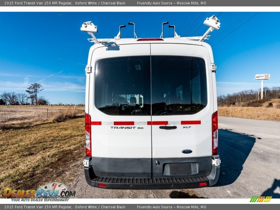 2015 Ford Transit Van 150 MR Regular Oxford White / Charcoal Black Photo #5