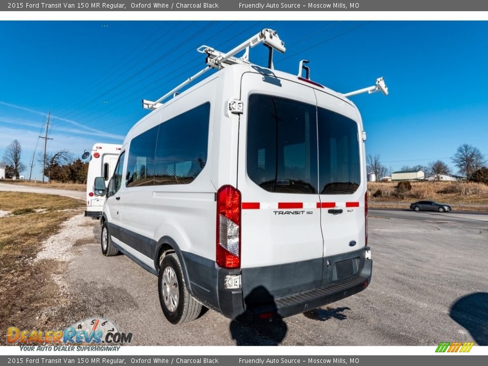 2015 Ford Transit Van 150 MR Regular Oxford White / Charcoal Black Photo #6