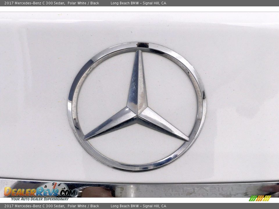 2017 Mercedes-Benz C 300 Sedan Polar White / Black Photo #34