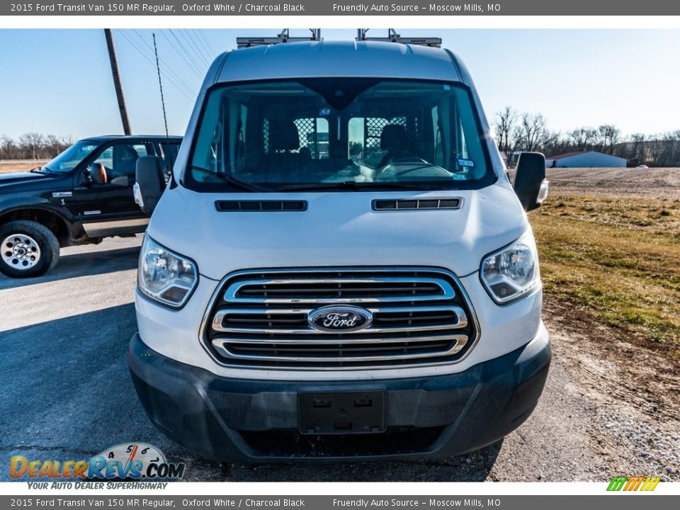 2015 Ford Transit Van 150 MR Regular Oxford White / Charcoal Black Photo #9