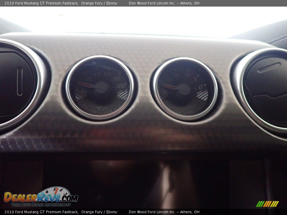 2019 Ford Mustang GT Premium Fastback Orange Fury / Ebony Photo #35