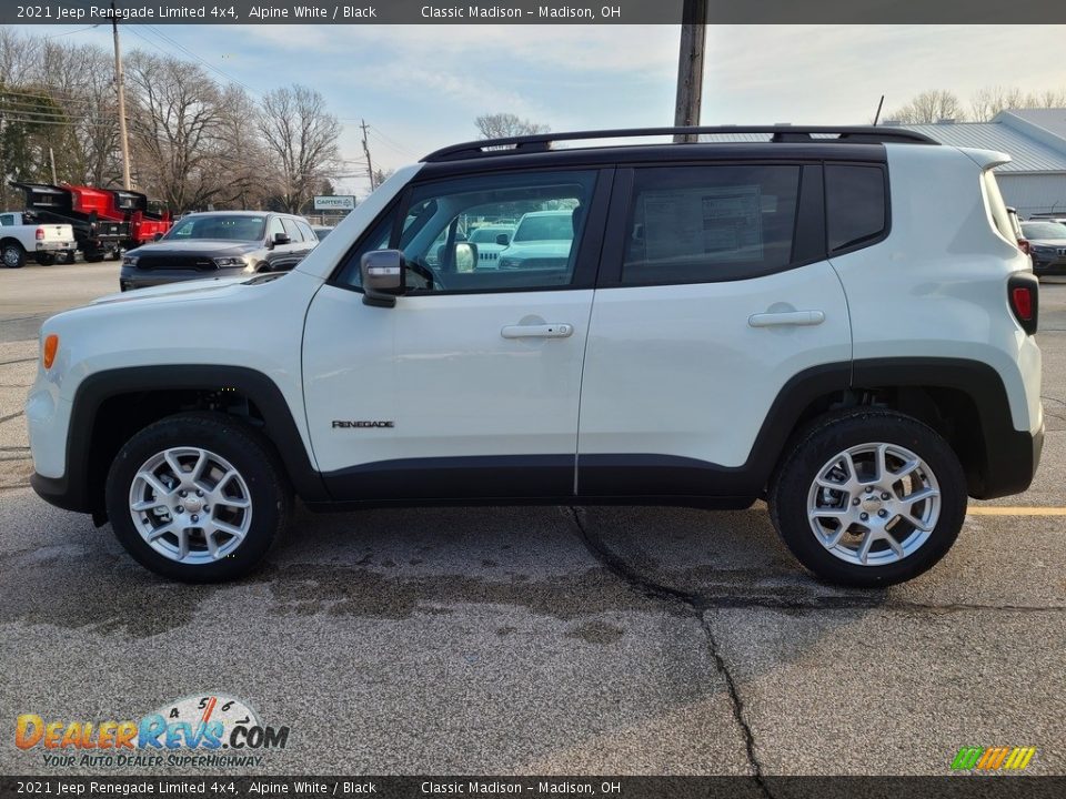 2021 Jeep Renegade Limited 4x4 Alpine White / Black Photo #8