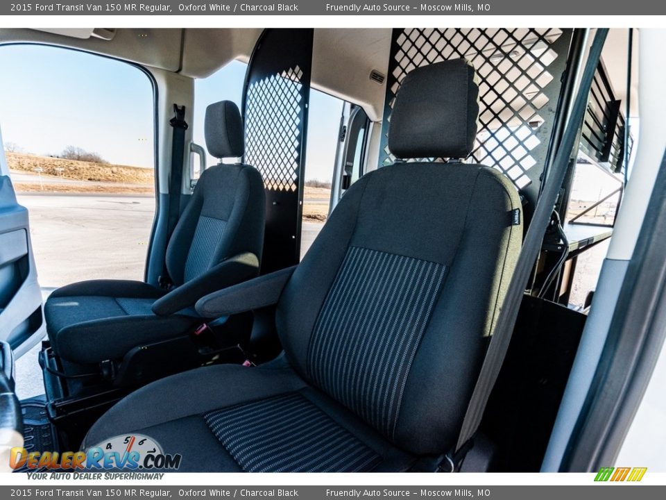 2015 Ford Transit Van 150 MR Regular Oxford White / Charcoal Black Photo #17