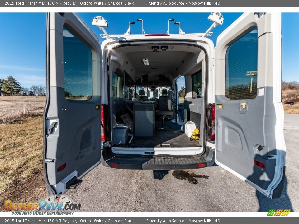 2015 Ford Transit Van 150 MR Regular Oxford White / Charcoal Black Photo #21