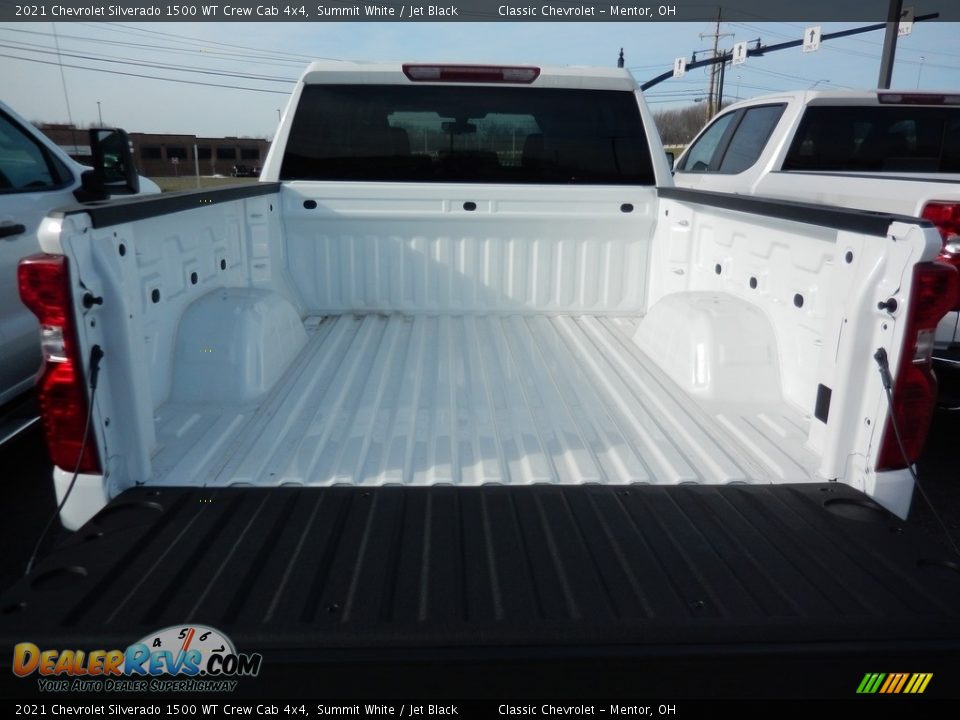 2021 Chevrolet Silverado 1500 WT Crew Cab 4x4 Summit White / Jet Black Photo #6