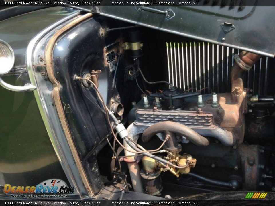 1931 Ford Model A Deluxe 5 Window Coupe 201 cid Sidevalve 4 Cylinder Engine Photo #5