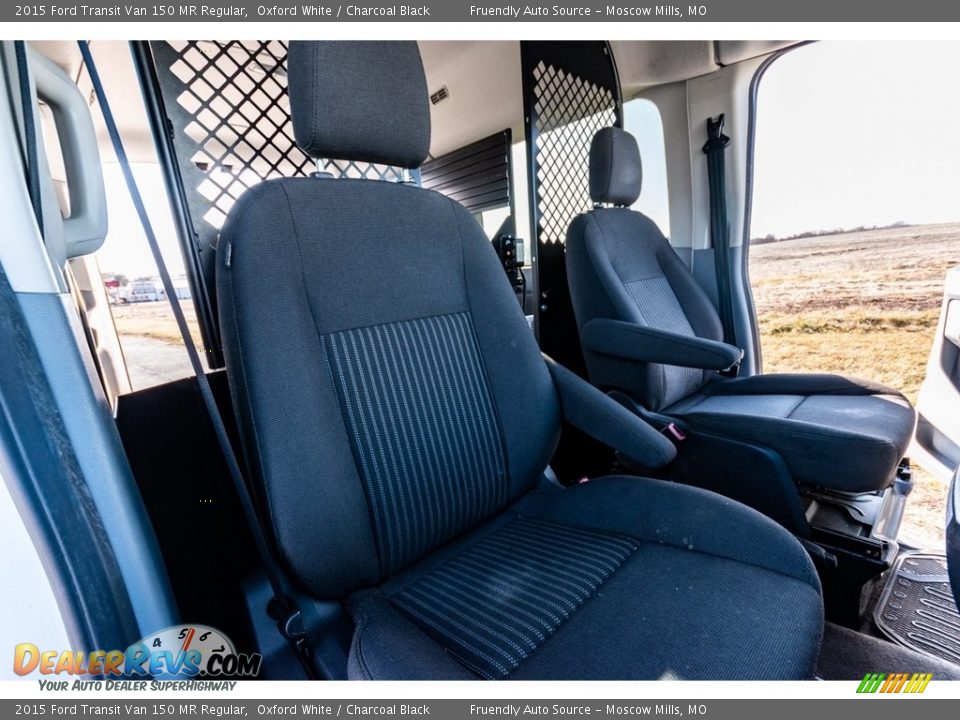 2015 Ford Transit Van 150 MR Regular Oxford White / Charcoal Black Photo #31