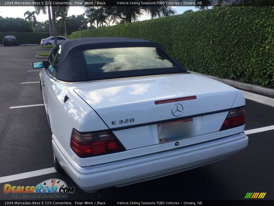 1994 Mercedes-Benz E 320 Convertible Polar White / Black Photo #5