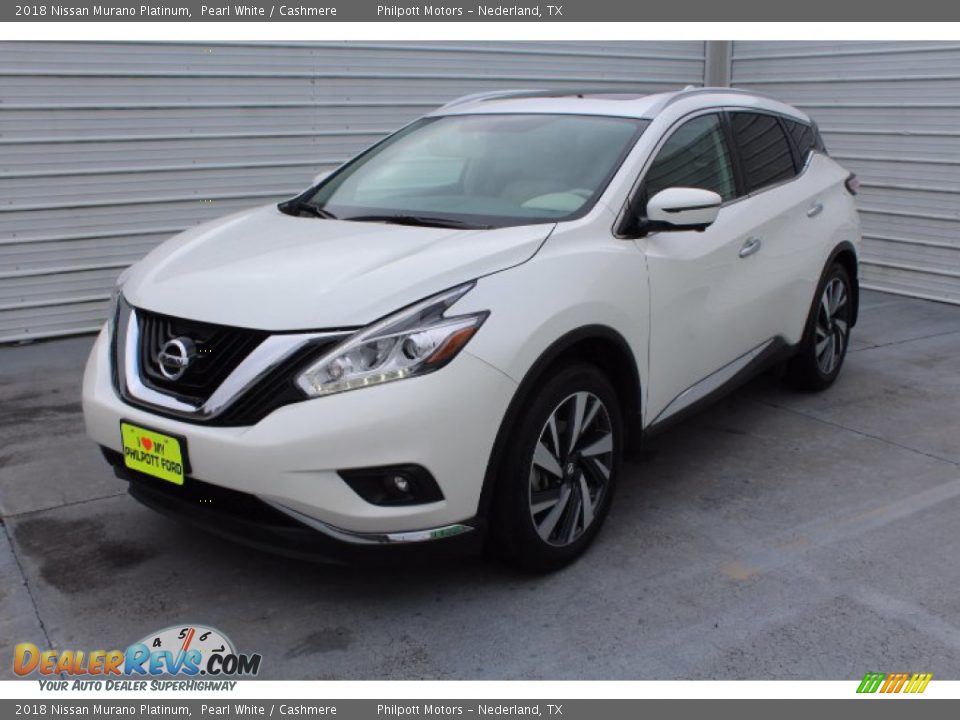 Pearl White 2018 Nissan Murano Platinum Photo #4