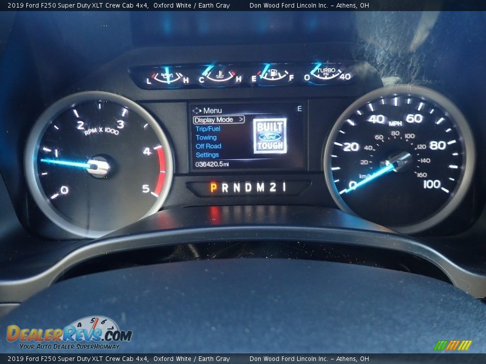2019 Ford F250 Super Duty XLT Crew Cab 4x4 Oxford White / Earth Gray Photo #27