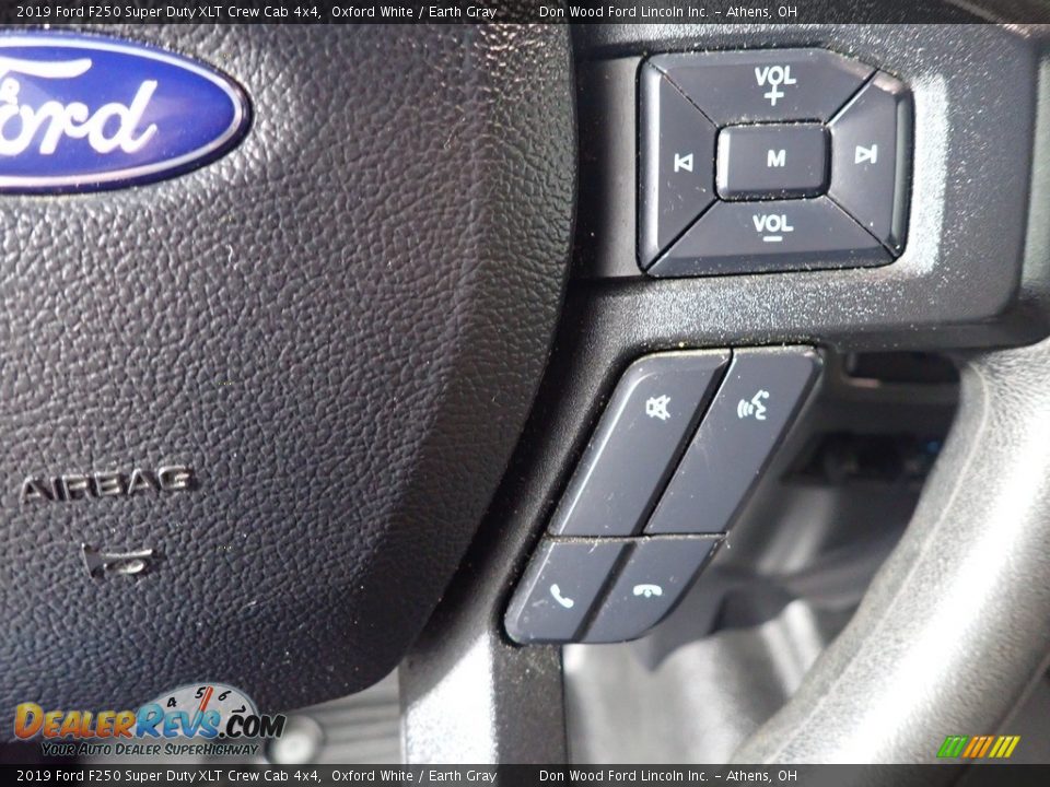 2019 Ford F250 Super Duty XLT Crew Cab 4x4 Oxford White / Earth Gray Photo #29