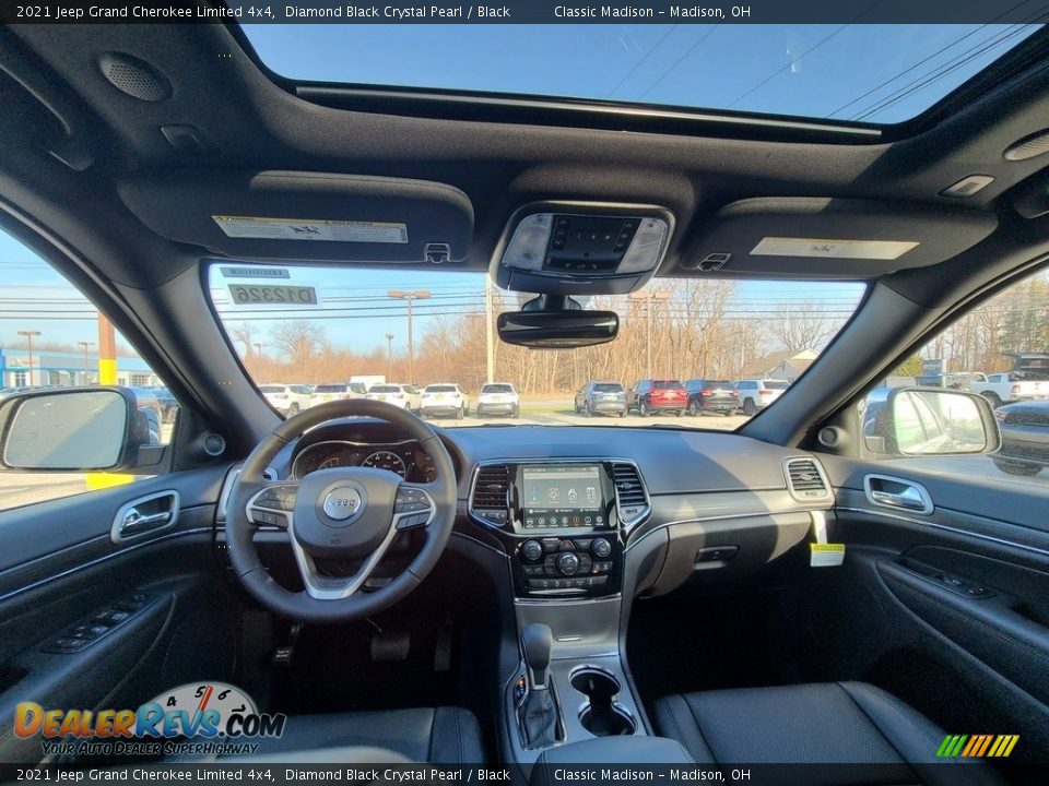 2021 Jeep Grand Cherokee Limited 4x4 Diamond Black Crystal Pearl / Black Photo #4