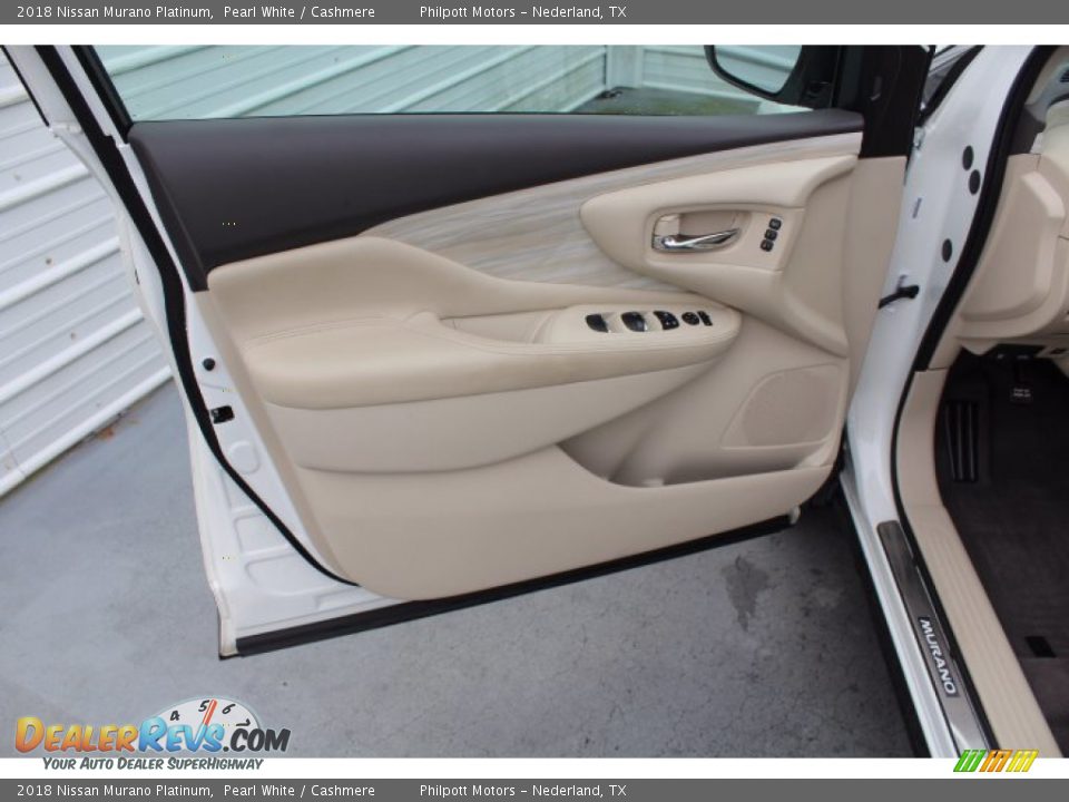 Door Panel of 2018 Nissan Murano Platinum Photo #11