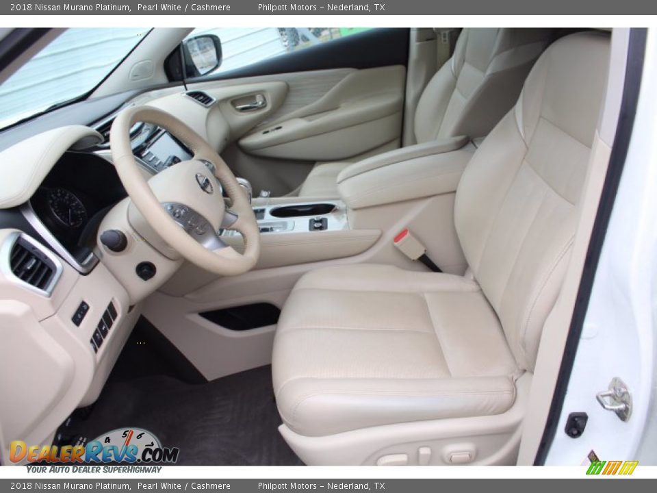 Front Seat of 2018 Nissan Murano Platinum Photo #12