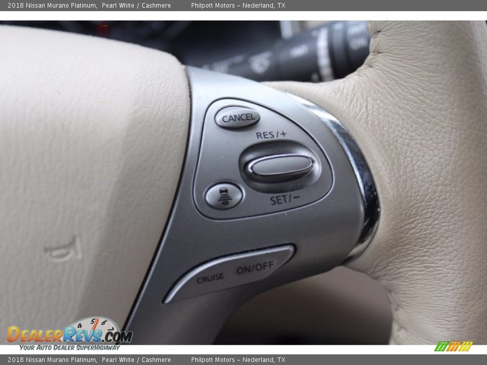 2018 Nissan Murano Platinum Steering Wheel Photo #14