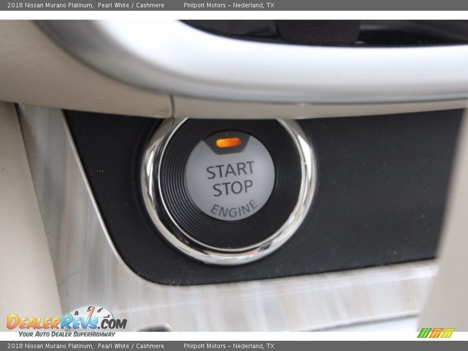 2018 Nissan Murano Platinum Pearl White / Cashmere Photo #19