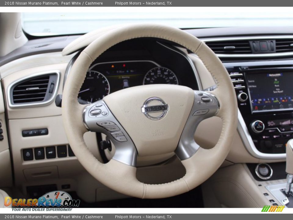 2018 Nissan Murano Platinum Steering Wheel Photo #23