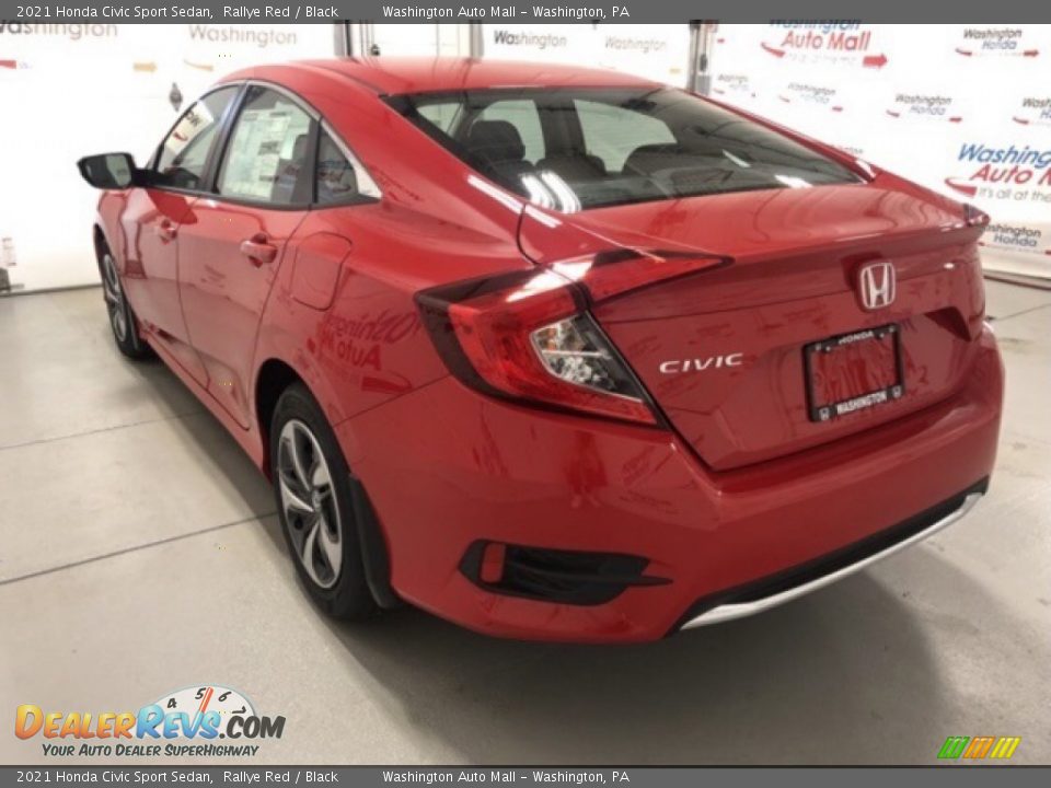 2021 Honda Civic Sport Sedan Rallye Red / Black Photo #4