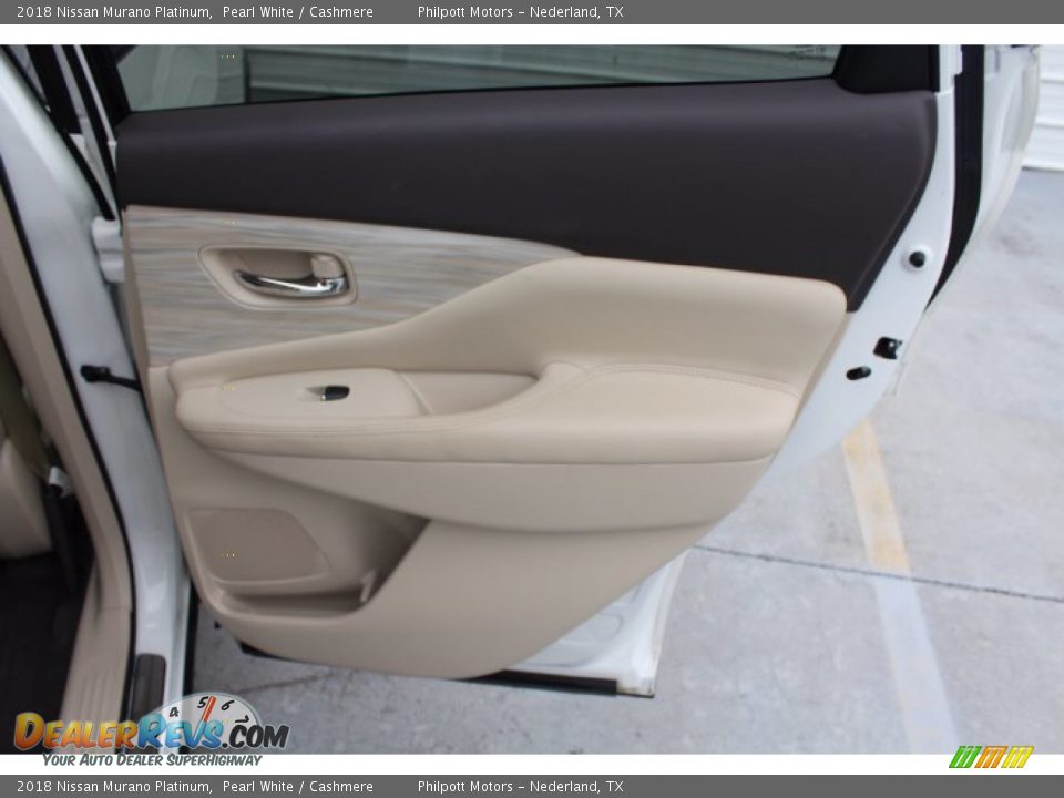 Door Panel of 2018 Nissan Murano Platinum Photo #26