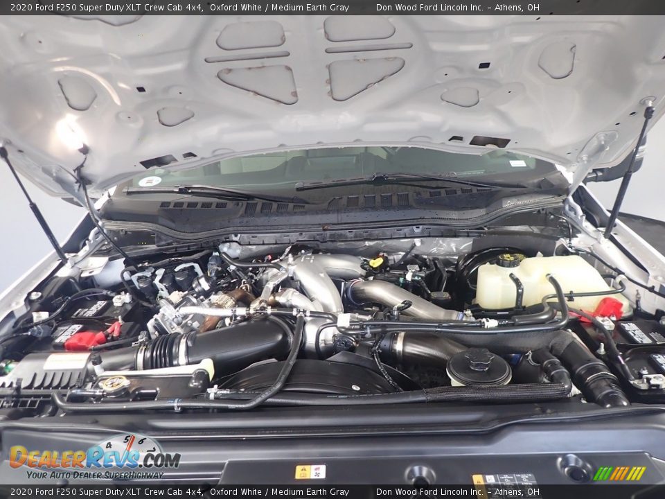 2020 Ford F250 Super Duty XLT Crew Cab 4x4 Oxford White / Medium Earth Gray Photo #6