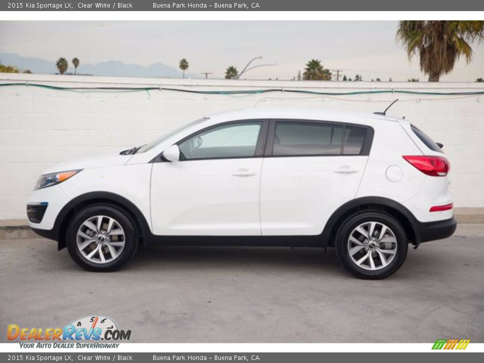 Clear White 2015 Kia Sportage LX Photo #10