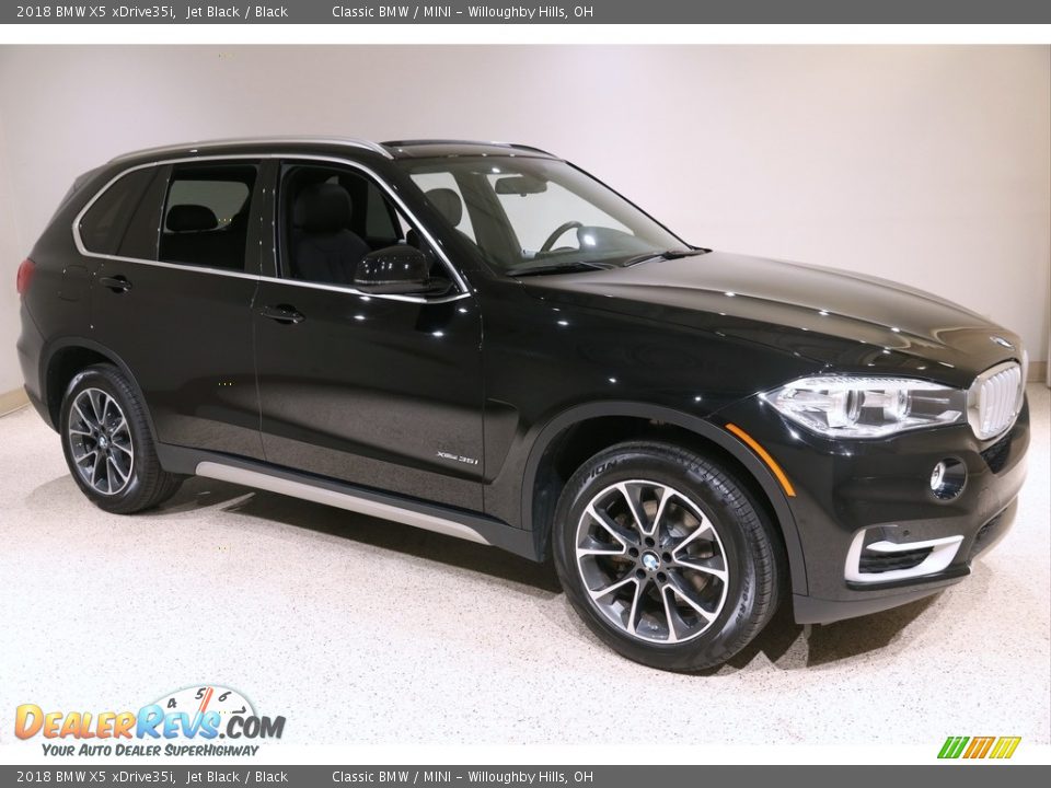 2018 BMW X5 xDrive35i Jet Black / Black Photo #1