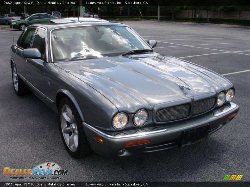 2002 Jaguar XJ XJR Quartz Metallic / Charcoal Photo #8