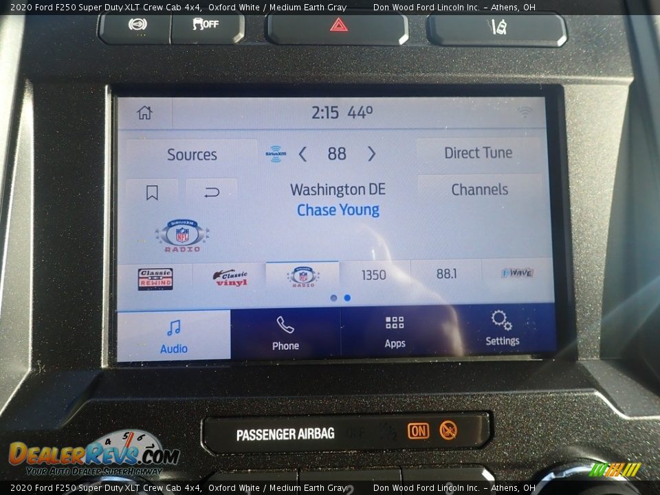 2020 Ford F250 Super Duty XLT Crew Cab 4x4 Oxford White / Medium Earth Gray Photo #29