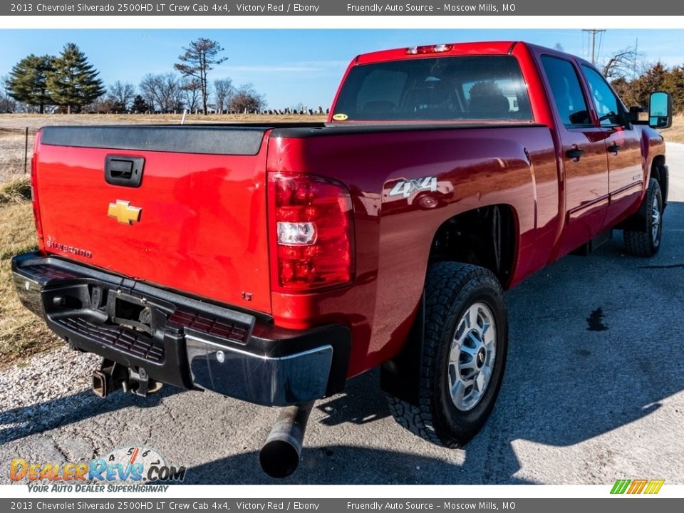 2013 Chevrolet Silverado 2500HD LT Crew Cab 4x4 Victory Red / Ebony Photo #4