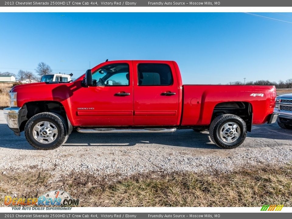 2013 Chevrolet Silverado 2500HD LT Crew Cab 4x4 Victory Red / Ebony Photo #7