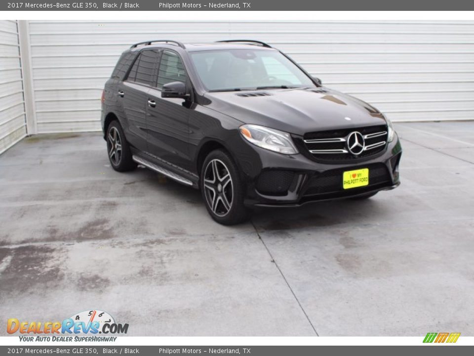 2017 Mercedes-Benz GLE 350 Black / Black Photo #2