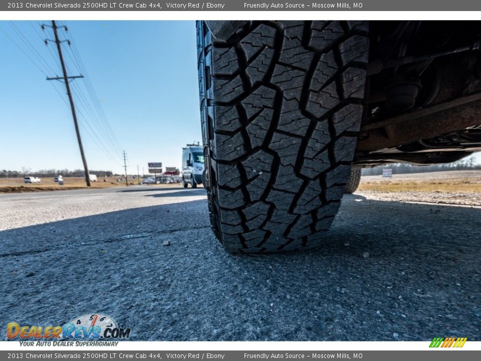 2013 Chevrolet Silverado 2500HD LT Crew Cab 4x4 Victory Red / Ebony Photo #11