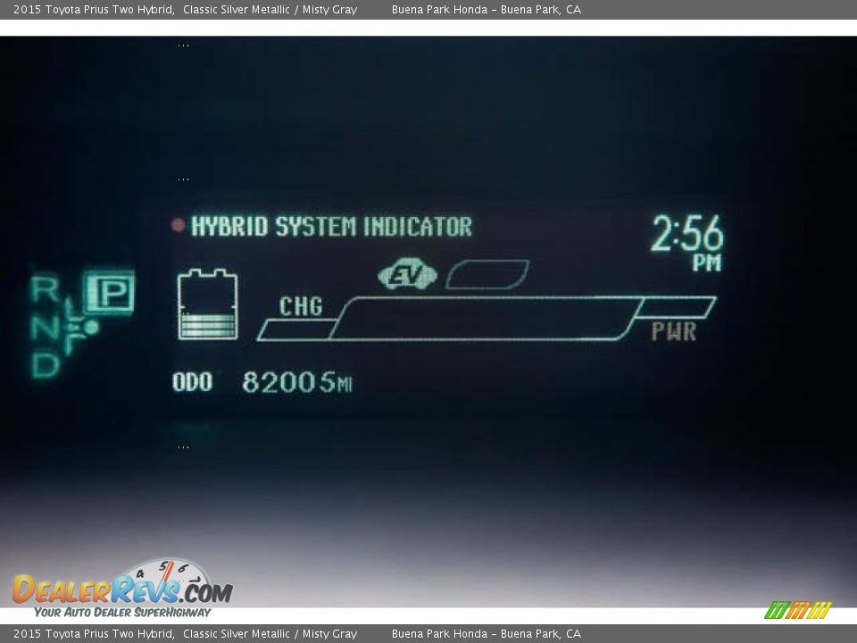 2015 Toyota Prius Two Hybrid Classic Silver Metallic / Misty Gray Photo #6