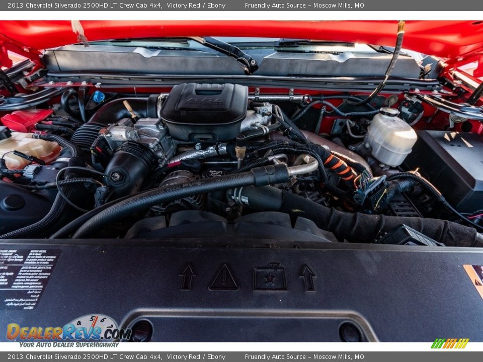 2013 Chevrolet Silverado 2500HD LT Crew Cab 4x4 Victory Red / Ebony Photo #17