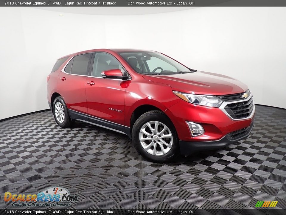 2018 Chevrolet Equinox LT AWD Cajun Red Tintcoat / Jet Black Photo #3