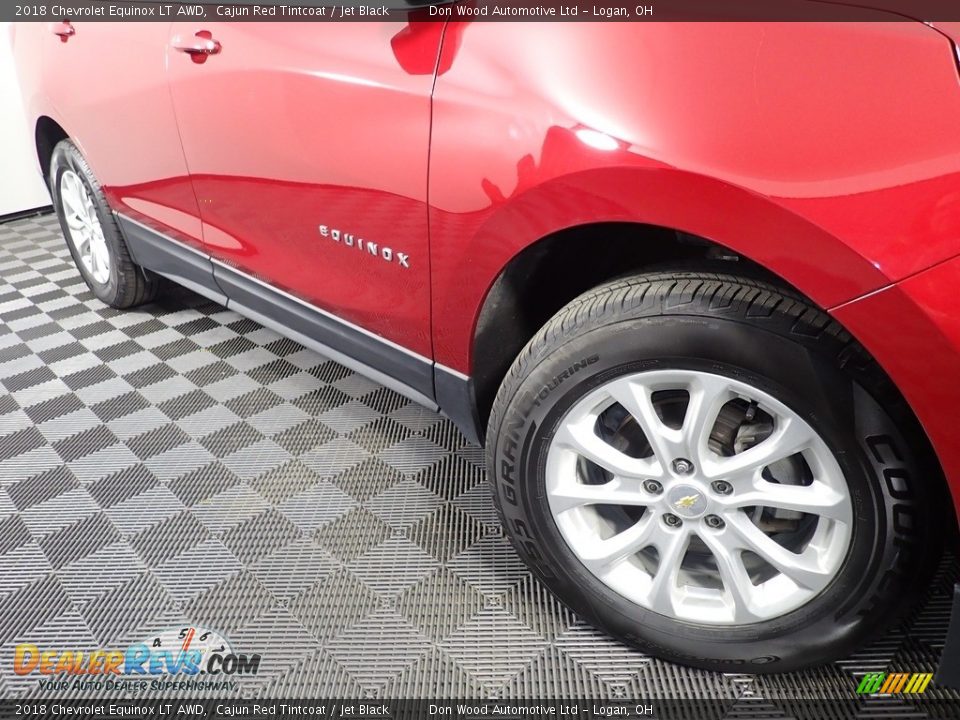 2018 Chevrolet Equinox LT AWD Cajun Red Tintcoat / Jet Black Photo #4
