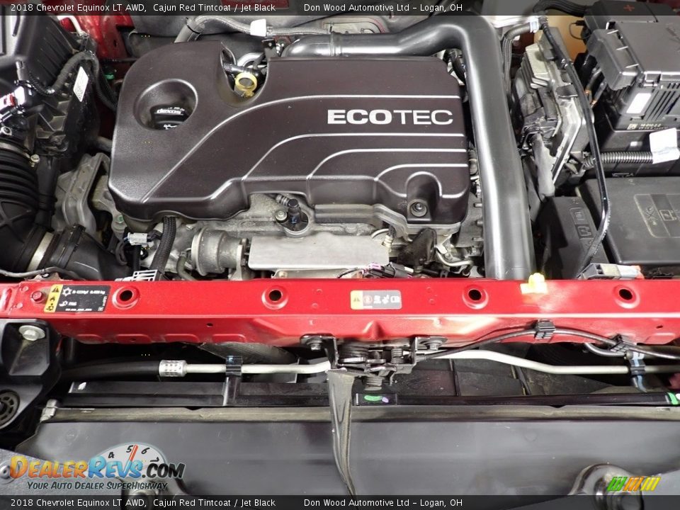 2018 Chevrolet Equinox LT AWD Cajun Red Tintcoat / Jet Black Photo #7