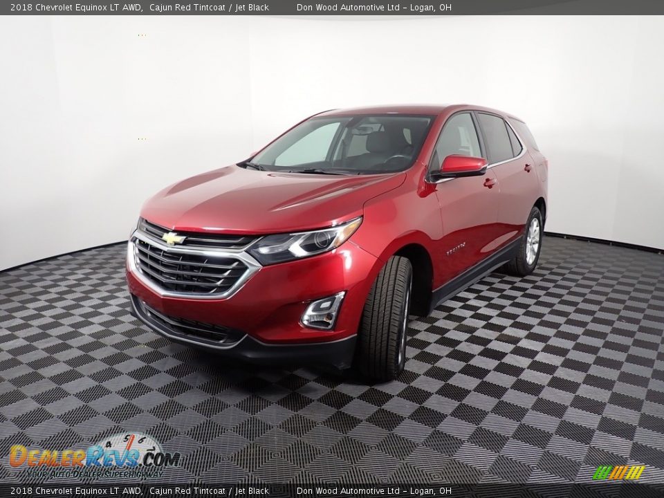 2018 Chevrolet Equinox LT AWD Cajun Red Tintcoat / Jet Black Photo #8