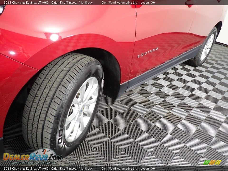2018 Chevrolet Equinox LT AWD Cajun Red Tintcoat / Jet Black Photo #9