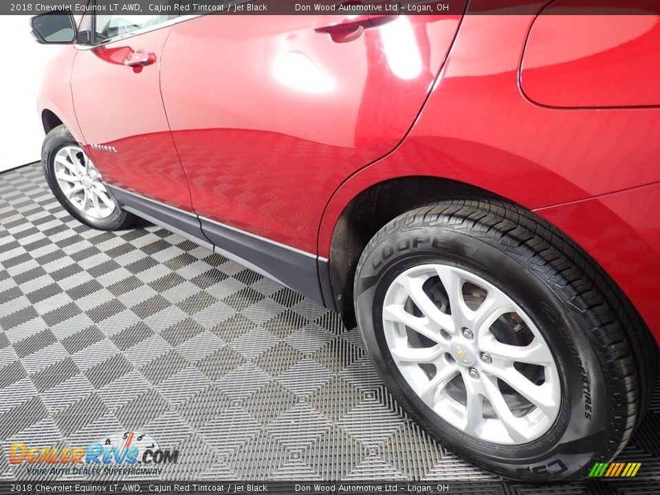 2018 Chevrolet Equinox LT AWD Cajun Red Tintcoat / Jet Black Photo #10